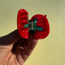 Load image into Gallery viewer, Tiny Tomato Hair Claw
