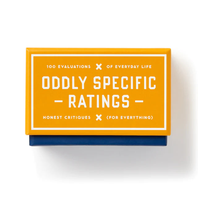 Oddly Specific Ratings Card Deck - Tigertree