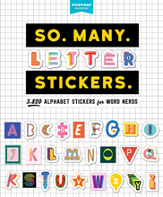 Load image into Gallery viewer, So Many Letters Stickers - Tigertree
