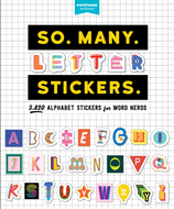 So Many Letters Stickers - Tigertree