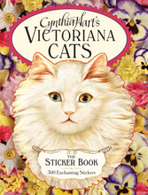 Load image into Gallery viewer, Cynthia Hart's Victoriana Cats: The Sticker Book: 300 Enchanting Stickers
