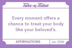 Take-A-Ticket Affirmations