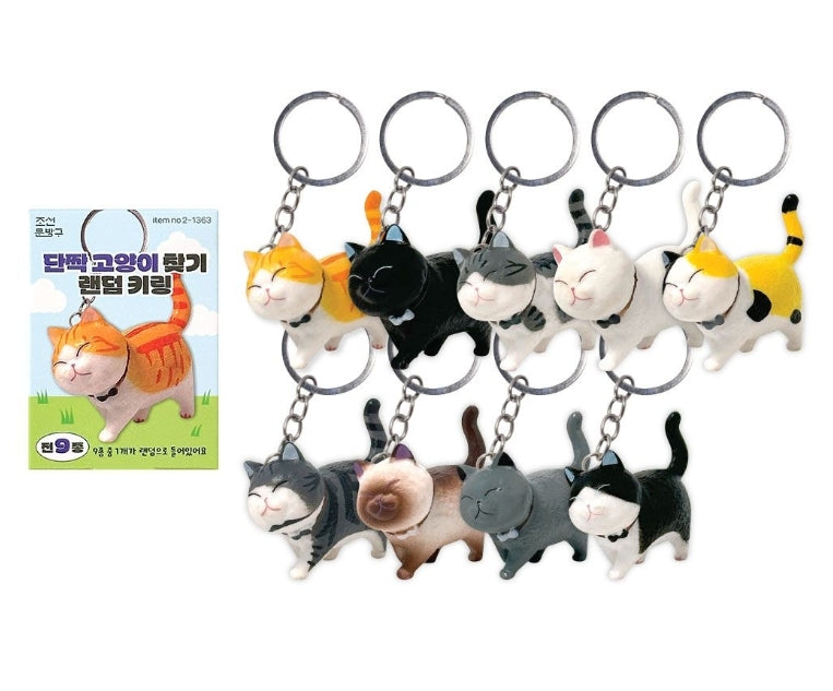 Best Friend Cat Figure Keyring