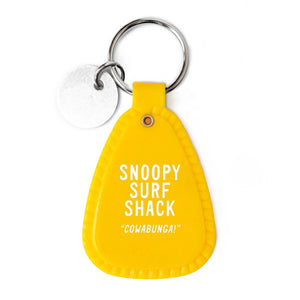 Snoopy Surf Saddle Keychain