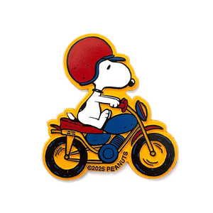 Snoopy Motorcycle Magnet