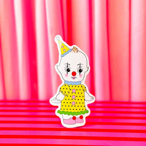 Clown Kewpie Sticker