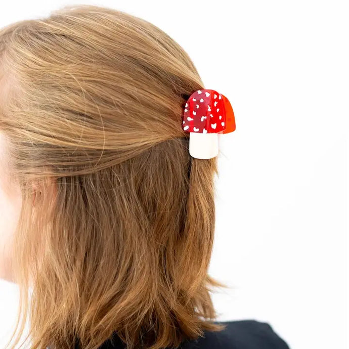 Mushroom Hair Claw Clip Mini - Tigertree