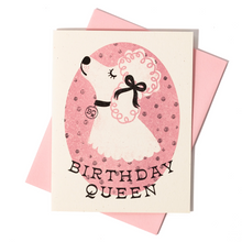 Load image into Gallery viewer, Birthday Queen Dog Card
