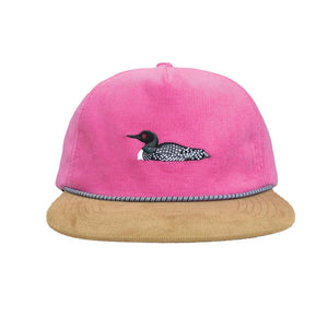 Loon Corduroy Hat- Hot Pink