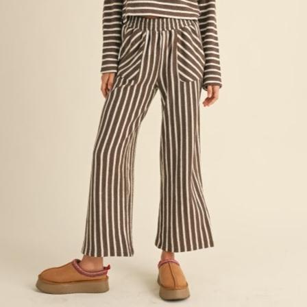 Gunna Wide Leg Pants - Brown