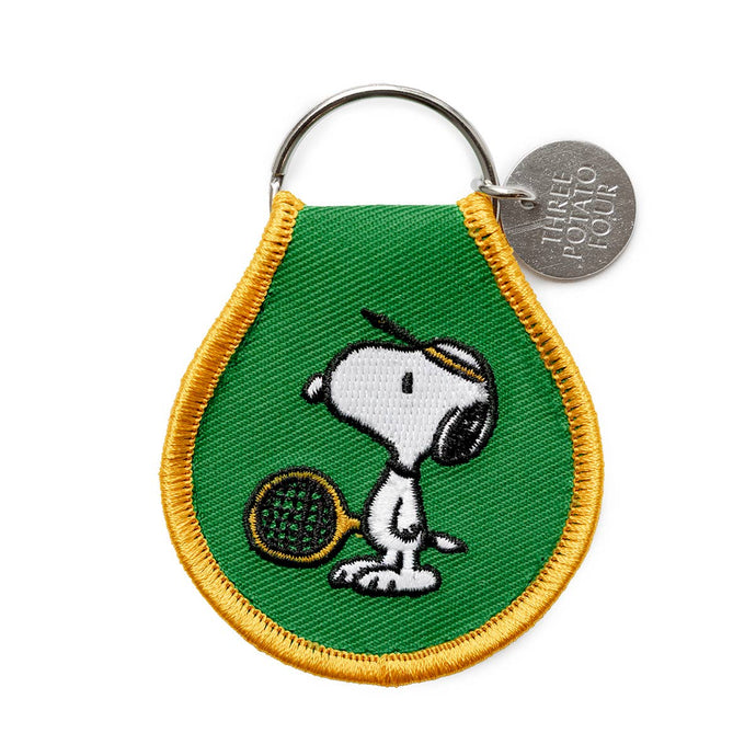 Snoopy Tennis Patch Keychain - Tigertree