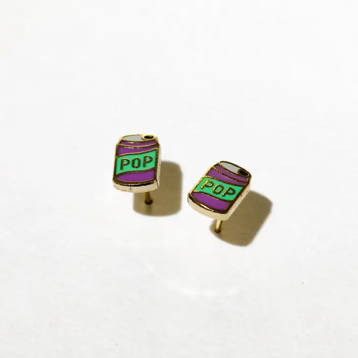 Soda Post Earrings - Tigertree