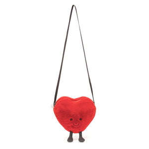 Amuseable Red Heart Bag