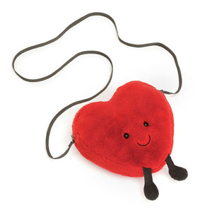 Amuseable Red Heart Bag