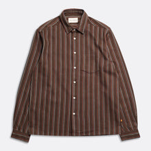 Load image into Gallery viewer, Classic Shirt - Kuki Stripe Brown
