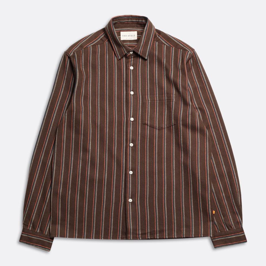 Classic Shirt - Kuki Stripe Brown