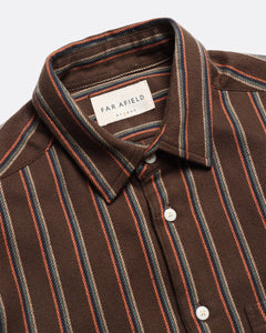 Classic Shirt - Kuki Stripe Brown