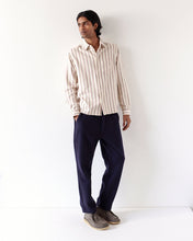 Load image into Gallery viewer, Classic Shirt - Kuki Stripe White
