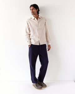 Classic Shirt - Kuki Stripe White