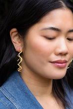 Load image into Gallery viewer, Alma Hoops- 18K Gold Plated
