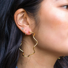 Load image into Gallery viewer, Alma Hoops- 18K Gold Plated
