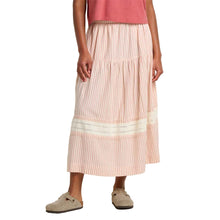 Load image into Gallery viewer, Airscape Midi Skirt - Dusty Cedar Stripe - Tigertree
