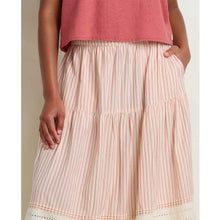 Load image into Gallery viewer, Airscape Midi Skirt - Dusty Cedar Stripe - Tigertree
