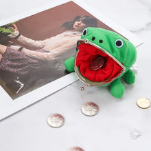 Load image into Gallery viewer, Frog Snap Mouth Change Purse
