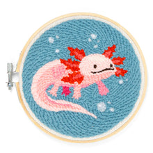 Load image into Gallery viewer, Axolotl Punch Needle Kit - Tigertree
