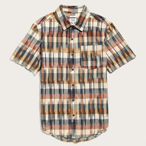 Harbor Slim Shirt - Aurora Space Dye Plaid