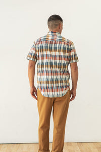 Harbor Slim Shirt - Aurora Space Dye Plaid