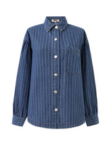 Load image into Gallery viewer, Fidelia Shirt - Bleu Jean
