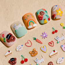 Load image into Gallery viewer, Kawaii Nail Sticker Sheet
