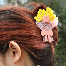 Load image into Gallery viewer, Bouquet Hair Clip Blue - Tigertree
