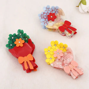 Bouquet Hair Clip Blue - Tigertree