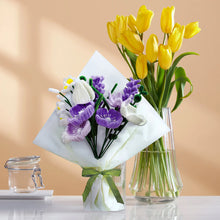 Load image into Gallery viewer, DIY Chenille Flower Bouquet Kit - Purple Mix - Tigertree

