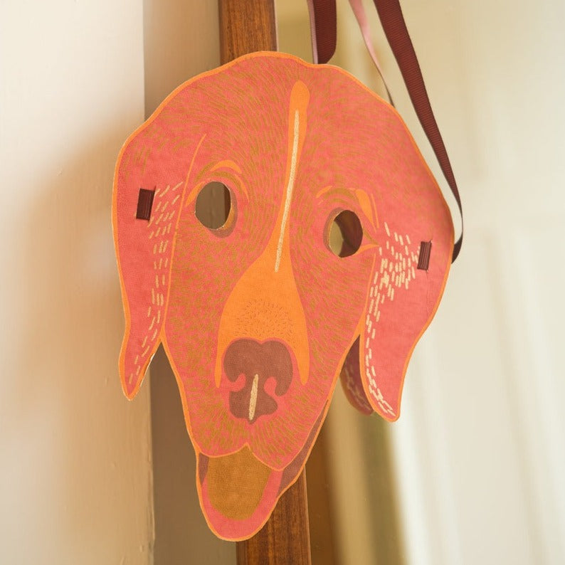 Dog Mask Greeting Card