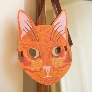 Cat Mask Greeting Card