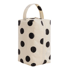 Load image into Gallery viewer, Dopp Kit - Cream and Black Polka Dot
