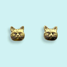 Load image into Gallery viewer, Here Kitty Cat Stud Earrings - Tigertree
