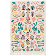 Load image into Gallery viewer, Embroidered Amulet Tea Towel - Tigertree

