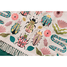 Load image into Gallery viewer, Embroidered Amulet Tea Towel - Tigertree

