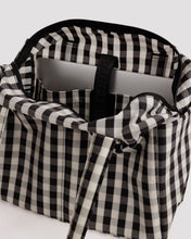 Load image into Gallery viewer, Everyday Cloud Bag - Black and Cream Gingham
