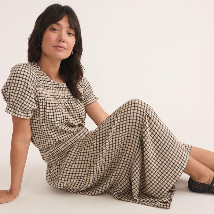 Elena Smocked Top - Tigertree