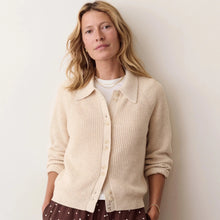Load image into Gallery viewer, Parker Collared Cardigan - Oatmeal
