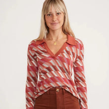 Load image into Gallery viewer, Morgan Polo Sweater - Warm Multi - Tigertree
