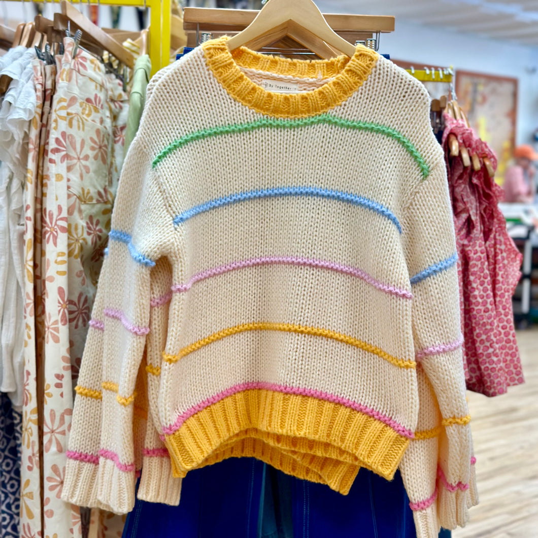 Lucy Multicolor Chunky Sweater