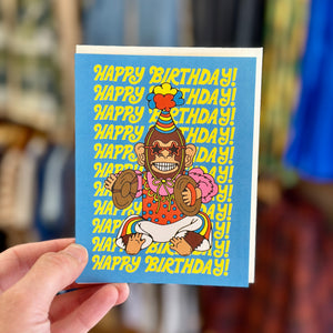 Funky Monkey Card