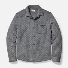 Load image into Gallery viewer, Corbet Quilted Overshirt - Dark Heather Grey - Tigertree
