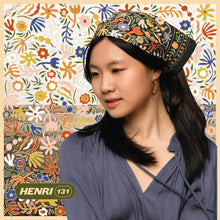 Load image into Gallery viewer, Henri Bandana - 22" - Tigertree
